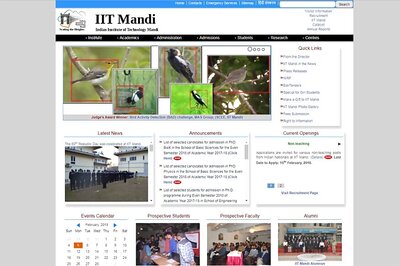 IIT Mandi Recruitment 2018: 33 Non-Teaching Posts, Apply before 15th Feb 2018 at iitmandi.ac.in