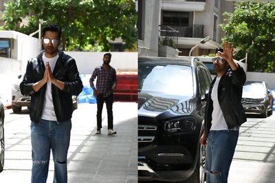 Varun Dhawan Waves As He Gets Papped Outside Hospital After Welcoming Baby Girl With Natasha Dalal; Pics