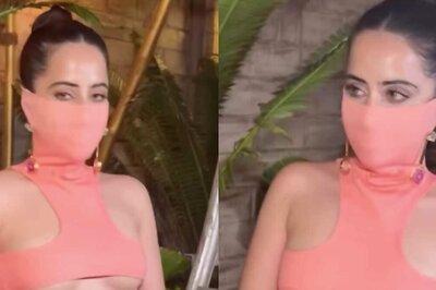 Hot! Urfi Javed Drops A Bizarre Look; Slips Into A Barely-There Crop Top And Maxi Skirt For Dinner
