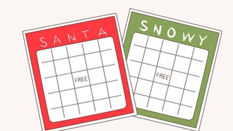 How to Make a Christmas Themed Bingo Game