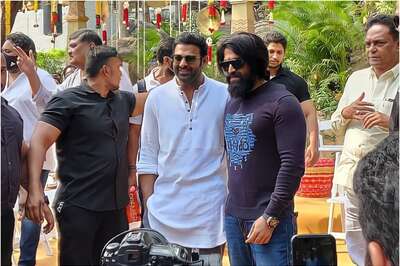Prabhas and Yash Pose Together at 'Salaar' Mahurat, Pics Go Viral