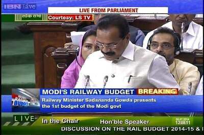 Rail Budget: Gowda focuses on security, amenities, bullet & high-speed trains