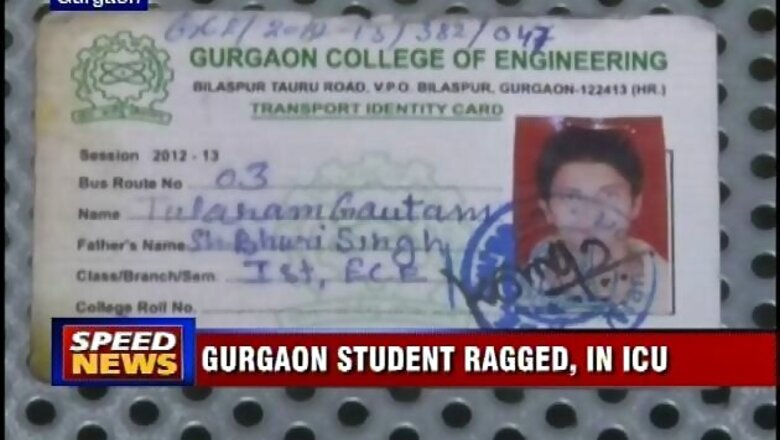 Gurgaon: Engineering student allegedly thrashed by seniors