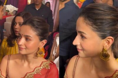 Alia Bhatt Shines In Red Saree At Kajol’s Durga Puja Pandal After Jigra Release, Video Goes Viral