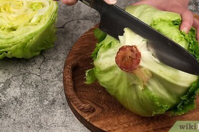 How to Cut a Head of Iceberg Lettuce