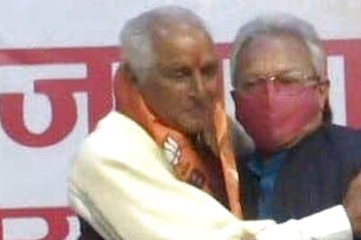 Former UP Home Minister from Congress Rajendra Tripathi Joins BJP