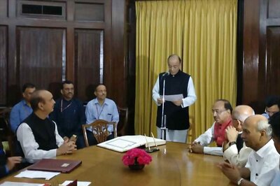 Arun Jaitley Takes Oath for Fresh Rajya Sabha Term