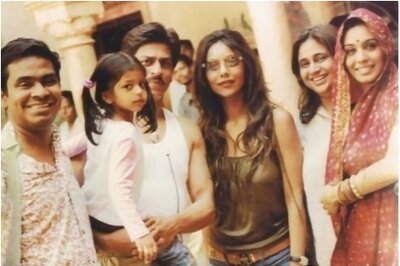 When Suhana and Gauri Khan Visited Shah Rukh-Rani Mukerji's Paheli Sets