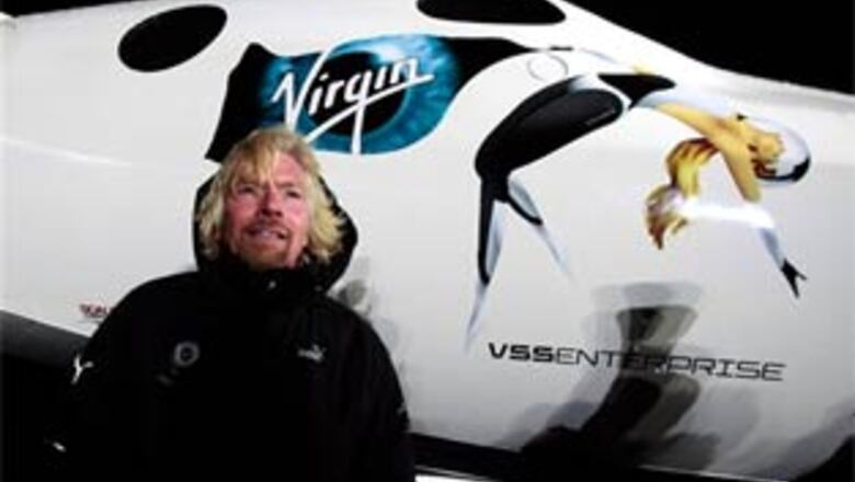 Branson unveils latest Virgin Galactic craft