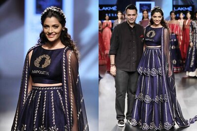 LFW 2017: Saiyami Kher Turns Show Stopping Bride for Nachiket Barve