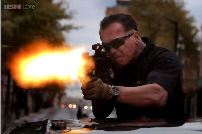 Arnold Schwarzenegger defends violence in his film 'Sabotage'; says video games are worse