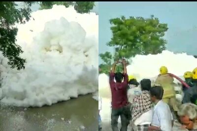 Watch: Toxic Foam Spills Over Water Bodies in Madurai After Rain Batters City