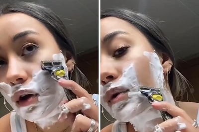 Woman Shaving Her Face In Viral Clip Sparks Intense Online Debate