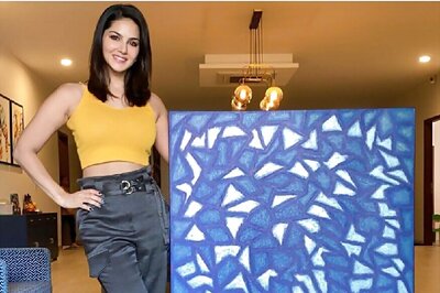 Sunny Leone Finishes 'Lockdown Piece of Art'