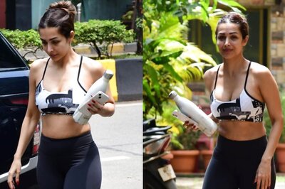 Malaika Arora Impresses Netizens as She Walks into Gym Wearing Ankle Weights; Watch Viral Video