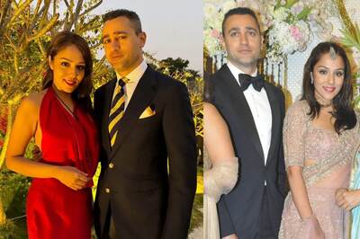 Imran Khan and Rumored Girlfriend Lekha Washington Look Perfect Together at Ira Khan's Wedding Reception; Watch Video