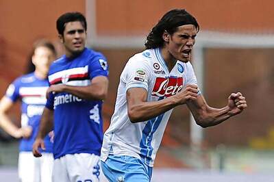Real Madrid close in on Edinson Cavani