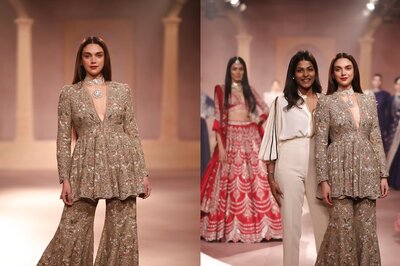 Aditi Rao Hydari Dazzles as The Showstopper for Jayanti Reddy At India Couture Week 2024