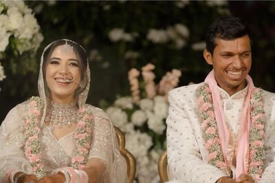 Navdeep Saini All Smiles in His Wedding Pictures With Wife Swati Asthana - See Photos