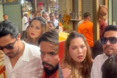 Randeep Hooda And Lin Laishram Skip VIP Privileges For Lalbaugcha Raja Darshan, Viral Video Wins Hearts; Watch