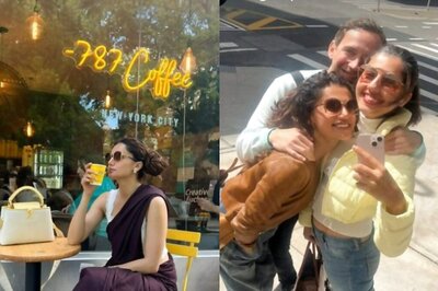 Taapsee Pannu Slays In Saree And Sneakers As She Enjoys New York Trip With Boyfriend, Sister