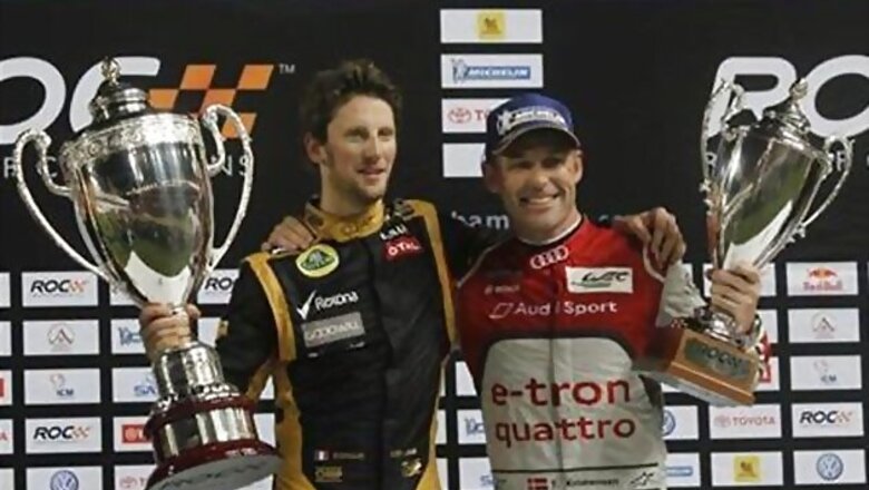 Grosjean beats Kristensen to win Race of Champions