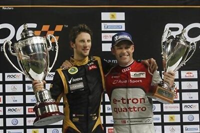 Grosjean beats Kristensen to win Race of Champions