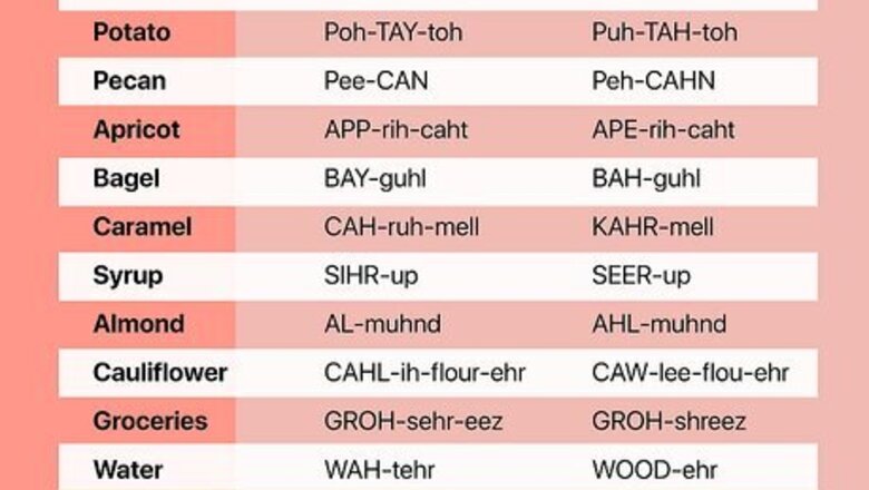 Words Pronounced Differently Across the US