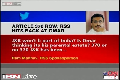 Article 370: RSS hits out at Omar, says J&K will always be a part of India