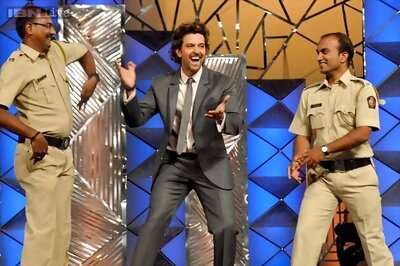 Snapshot: Super-excited Hrithik Roshan wows fans with his performance at 'Umang 2014'