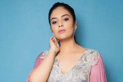 Actress Sreemukhi's Flowy Light-pink Gown Is Perfect Sangeet Wear