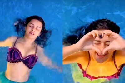 HOT! Avneet Kaur Sizzles In Purple Bikini As She Takes A Dip In Pool, Sexy Video Goes Viral; Watch