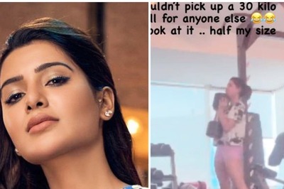 Watch: Samantha Does Squats with 30 Kg Dumbbell, Sets Major Fitness Goals