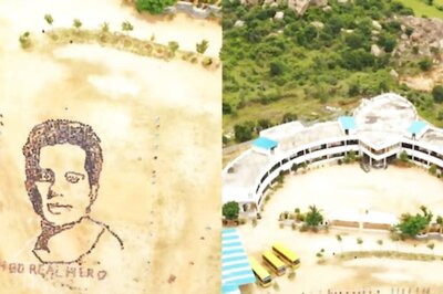 Sonu Sood Turns 51: Andhra Artist Creates Actor’s Artwork Using 1200 Students