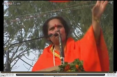 BJP's Sadhvi Prachi stirs a new controversy, says asked Hindus to have 4 children, not 40 puppies