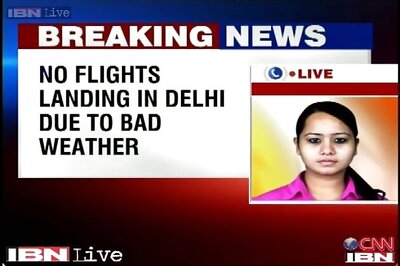 9 flights diverted due to bad weather in Delhi