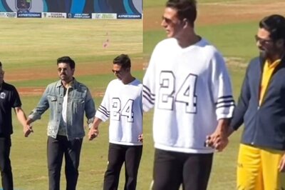Ram Charan Dances To Naatu Naatu With Akshay Kumar And Sachin Tendulkar, Suriya Joins Them; Watch