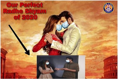 Prabhas, Pooja Hegde Wear Masks in Assam Police's Version of Radhe Shyam Poster