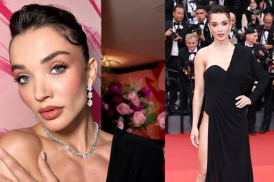 Cannes 2023: Amy Jackson Wears a Daring, Sexy Black High-Slit Dress
