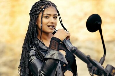 Actress Bhoomi Shetty's Latest Pics With Royal Enfield All About Fierce Attitude