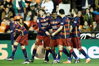 Barcelona enter Copa del Rey final with a record in Valencia clash