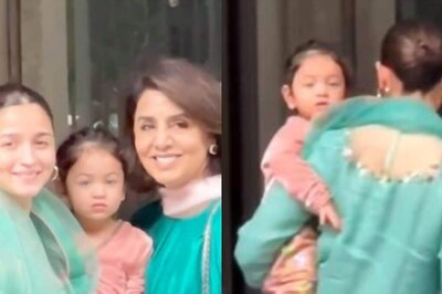 Raksha Bandhan: Alia Bhatt’s Daughter Raha Clings to Her Lap as She Arrives for Celebrations with Neetu Kapoor