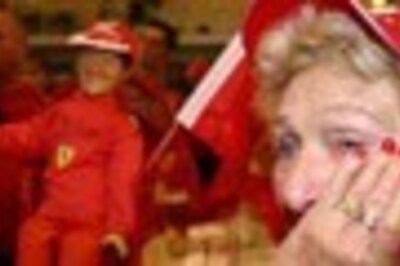 Schumacher's home town left in tears