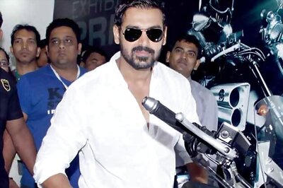 Snapshot: John flaunts his love for high-speed bikes