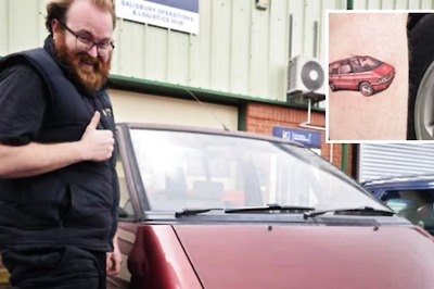 British Man's Love For Renault Espace Car Knows No Bounds, Gets It Tattooed