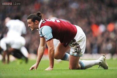 West Ham's Andy Carroll ready to fight for place after ban