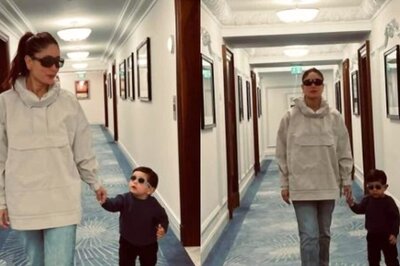 Kareena Kapoor Khan Strikes a Stylish Pose With Jeh Before Heading Off to Work, Alia Bhatt Calls Them 'Superstars'