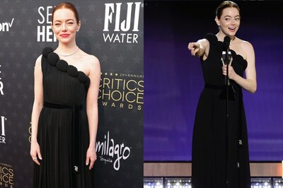 Emma Stone Graces The Red Carpet Of Critics Choice Awards 2024 In A Stunning Louis Vuitton Black Gown 