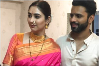 Rahul Vaidya and Disha Parmar Perform Puja in Post-wedding Rituals, See Pics
