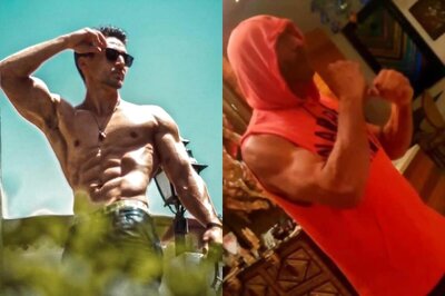 Tiger Shroff Stunned by 'Baap' Jackie Shroff's Bulging Biceps in This Viral Picture